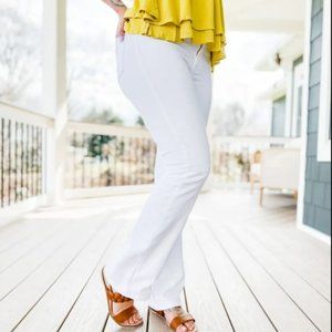 NWT Judy Blue White Bootcut High Waist Jeans